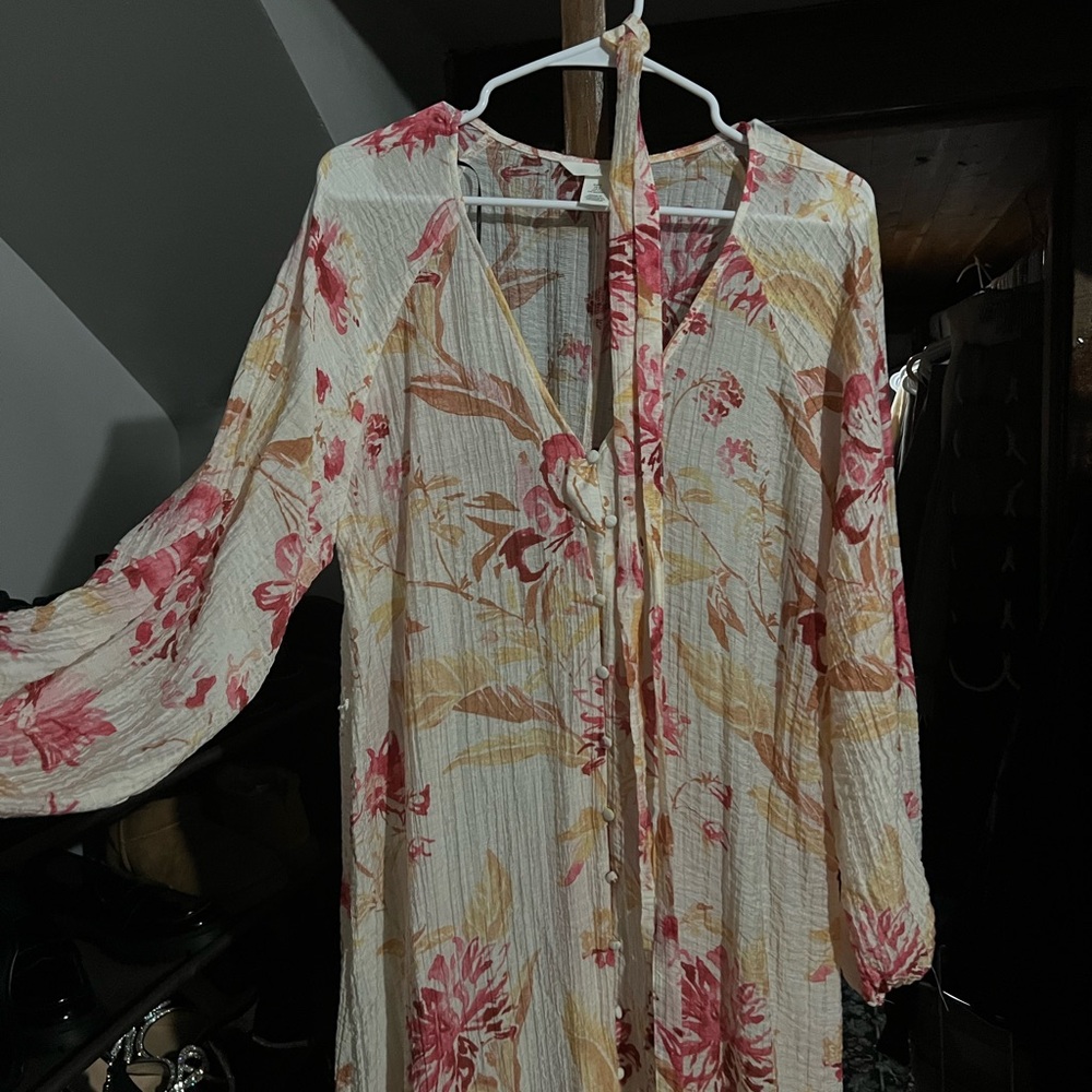 H&M Floral Maxi Sundress SIZE M